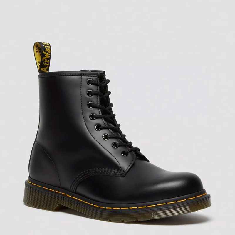 DR MARTENS - 1460 Smooth Botín Hombre Cuero Negro Dr Martens