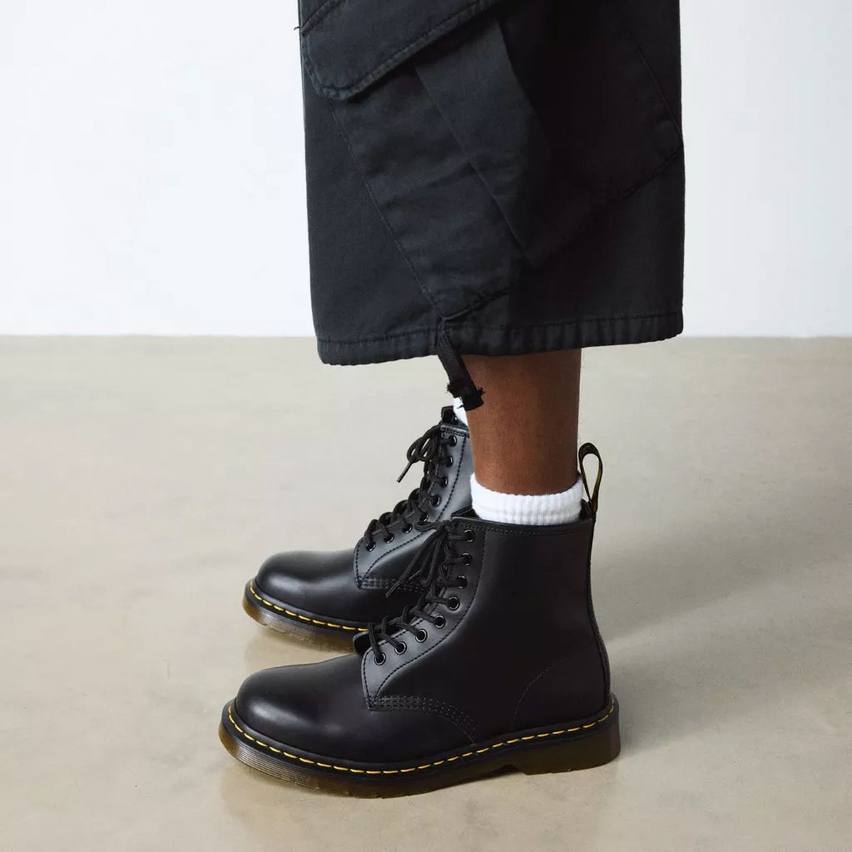 DR MARTENS - 1460 Smooth Botín Hombre Cuero Negro Dr Martens