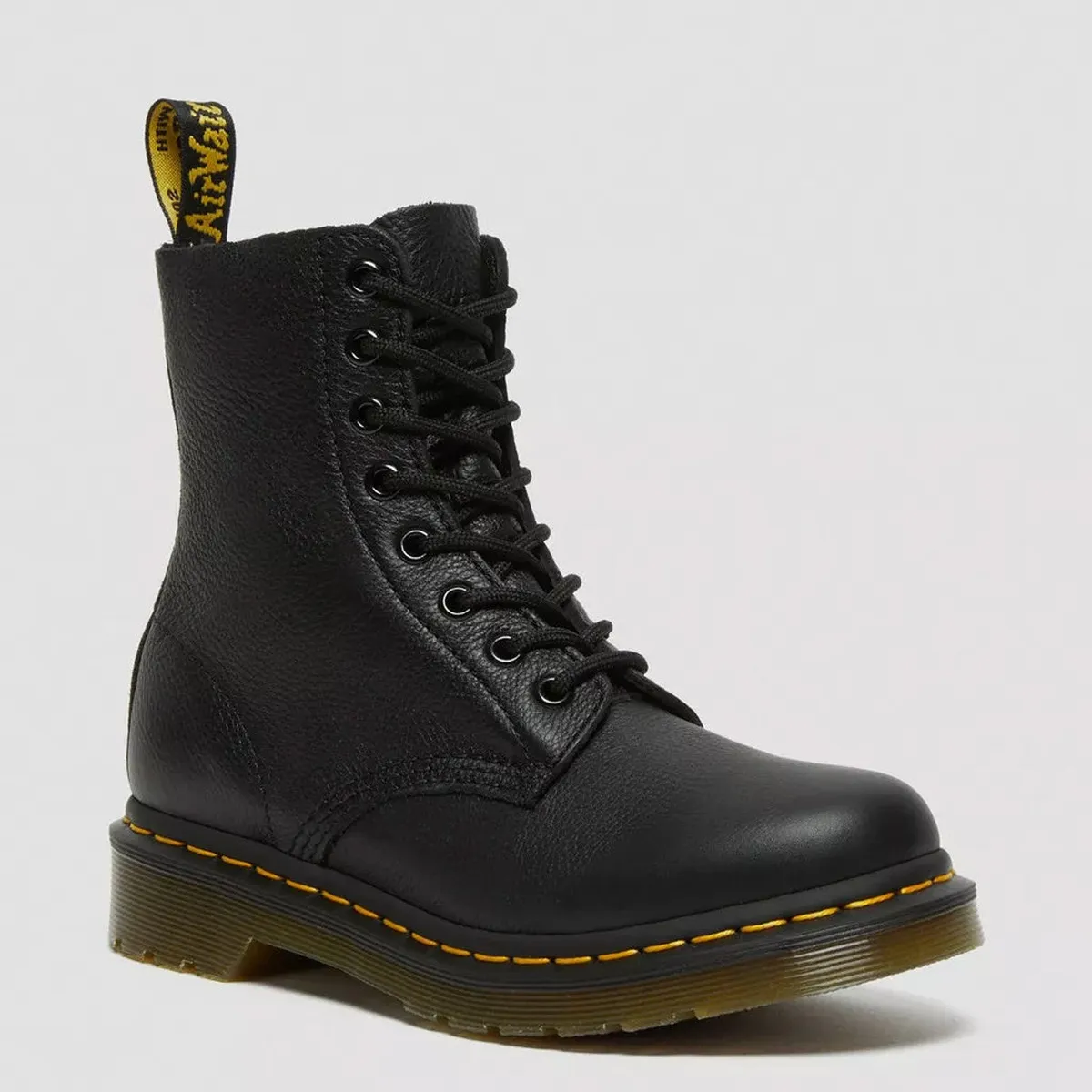 DR MARTENS - 1460 Pascal Virginia Botín Mujer Cuero Negro Dr Martens
