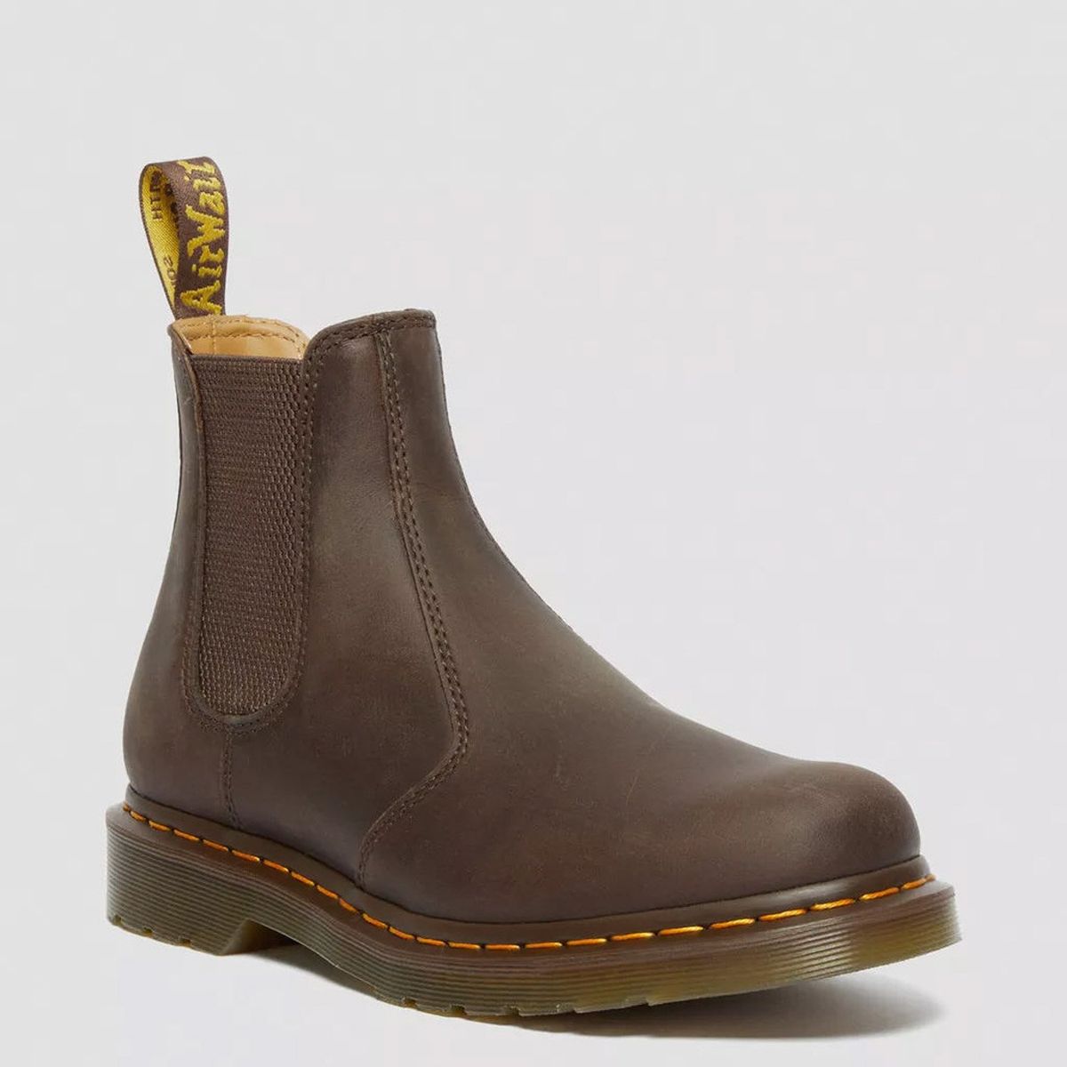 DR MARTENS - 2976 Ys Crazy Horse Botín Hombre Cuero Café Dr Martens