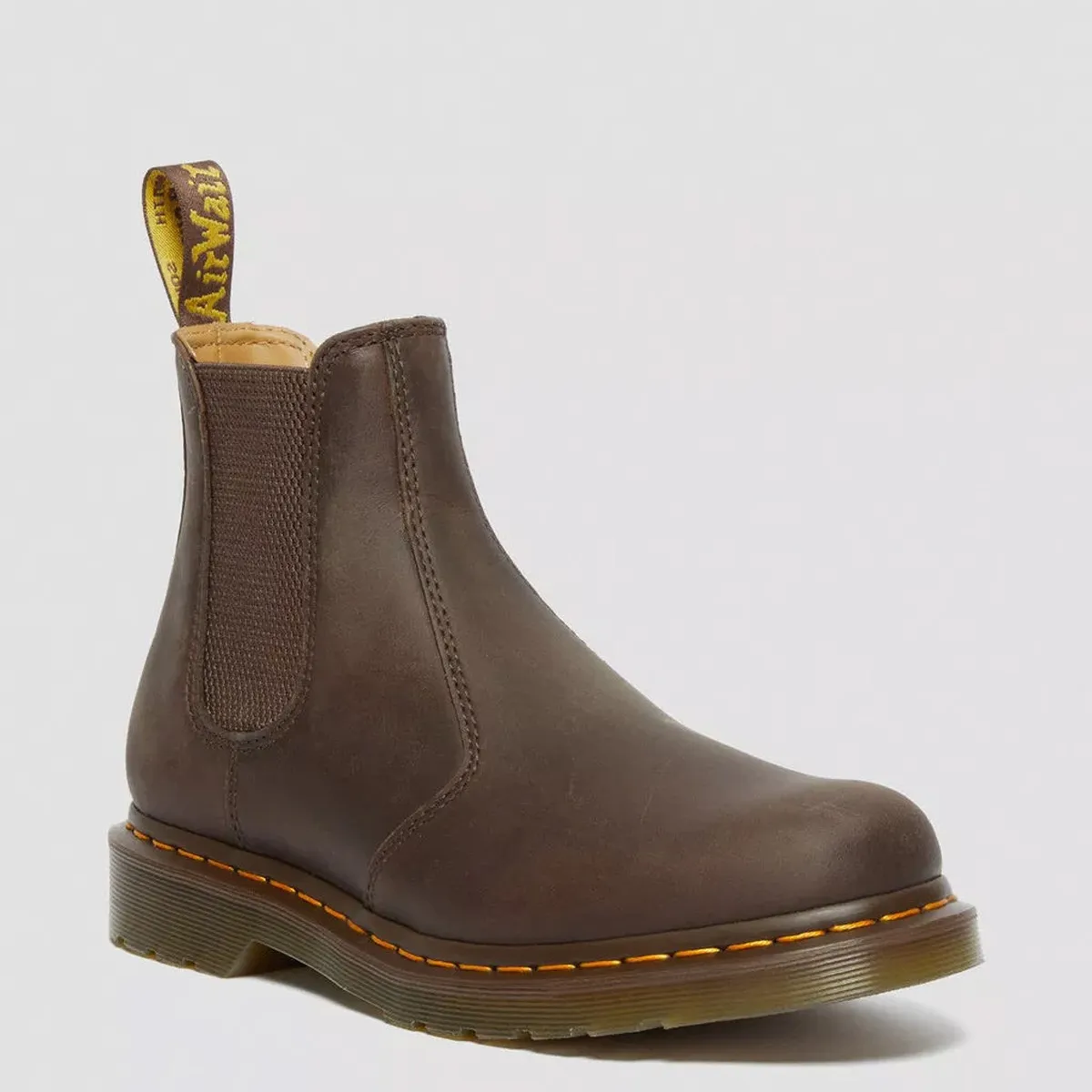 DR MARTENS - 2976 Ys Crazy Horse Botín Hombre Cuero Café Dr Martens