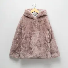 MANGO KIDS - Abrigo Capucha Pelo Niña