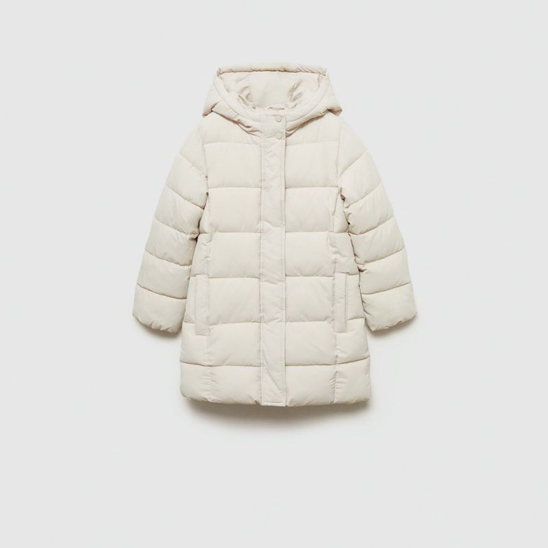 MANGO KIDS - Parka Acolchado Capucha Niña Mango Kids