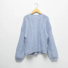 MANGO KIDS - Sweater Punto Trenzado Niña
