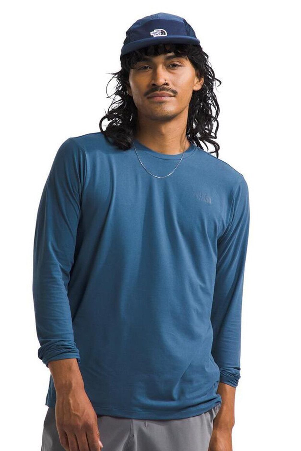 THE NORTH FACE - Polera Manga Larga Deportiva Dune Sky Hombre The North Face