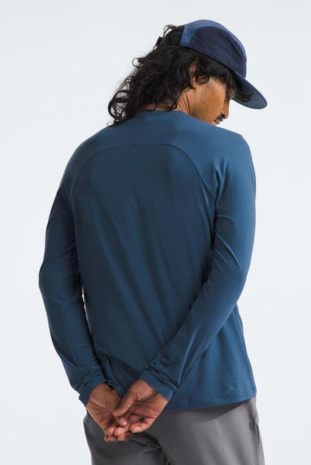 THE NORTH FACE - Polera Manga Larga Deportiva Dune Sky Hombre The North Face