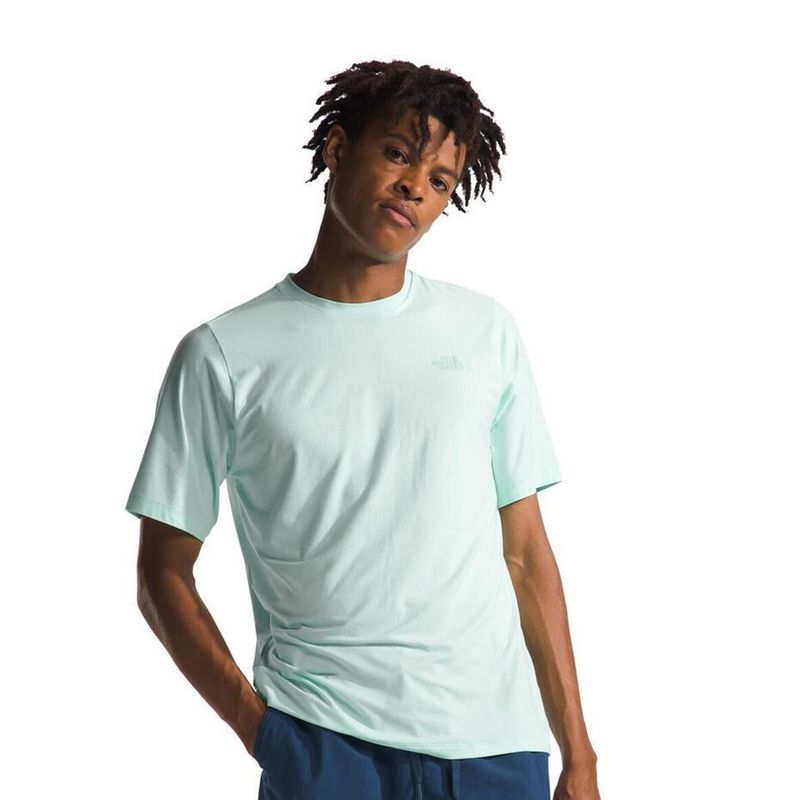 THE NORTH FACE - Polera Manga Corta Deportiva Dune Sky Hombre The North Face