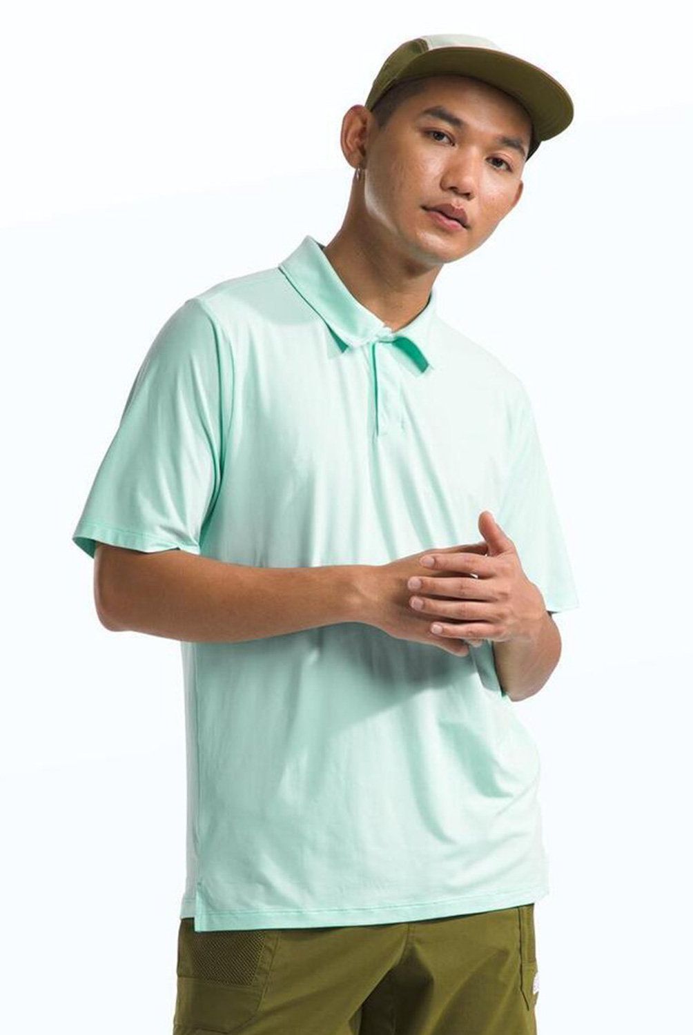 THE NORTH FACE - Polera Manga Corta Deportiva Dune Sky Polo Hombre The North Face