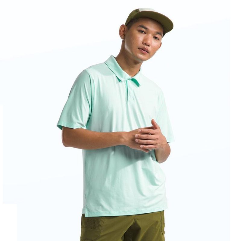 THE NORTH FACE - Polera Manga Corta Deportiva Dune Sky Polo Hombre The North Face