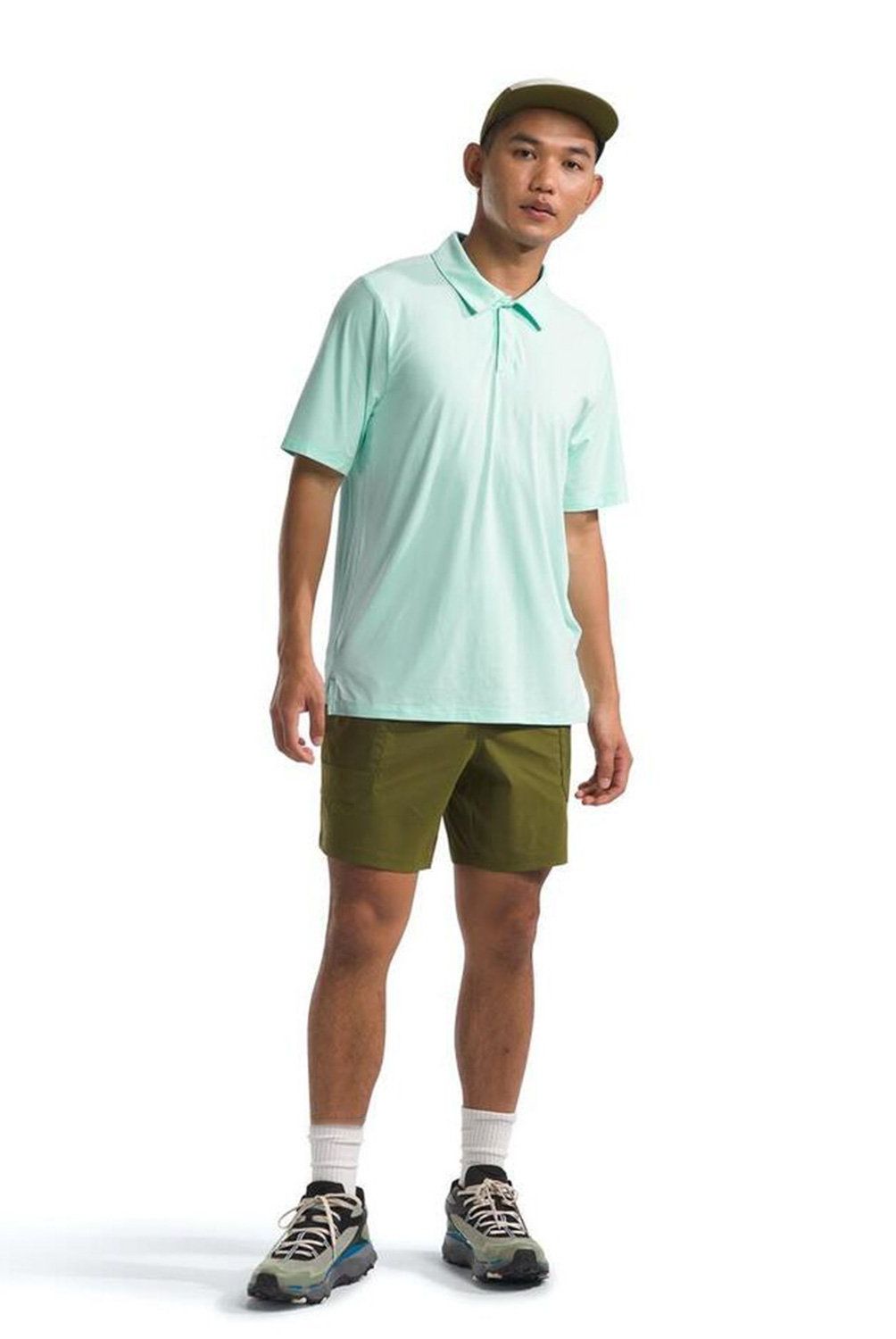 THE NORTH FACE - Polera Manga Corta Deportiva Dune Sky Polo Hombre The North Face