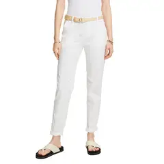 ESPRIT - Pantalón Regular Tiro Medio Mujer