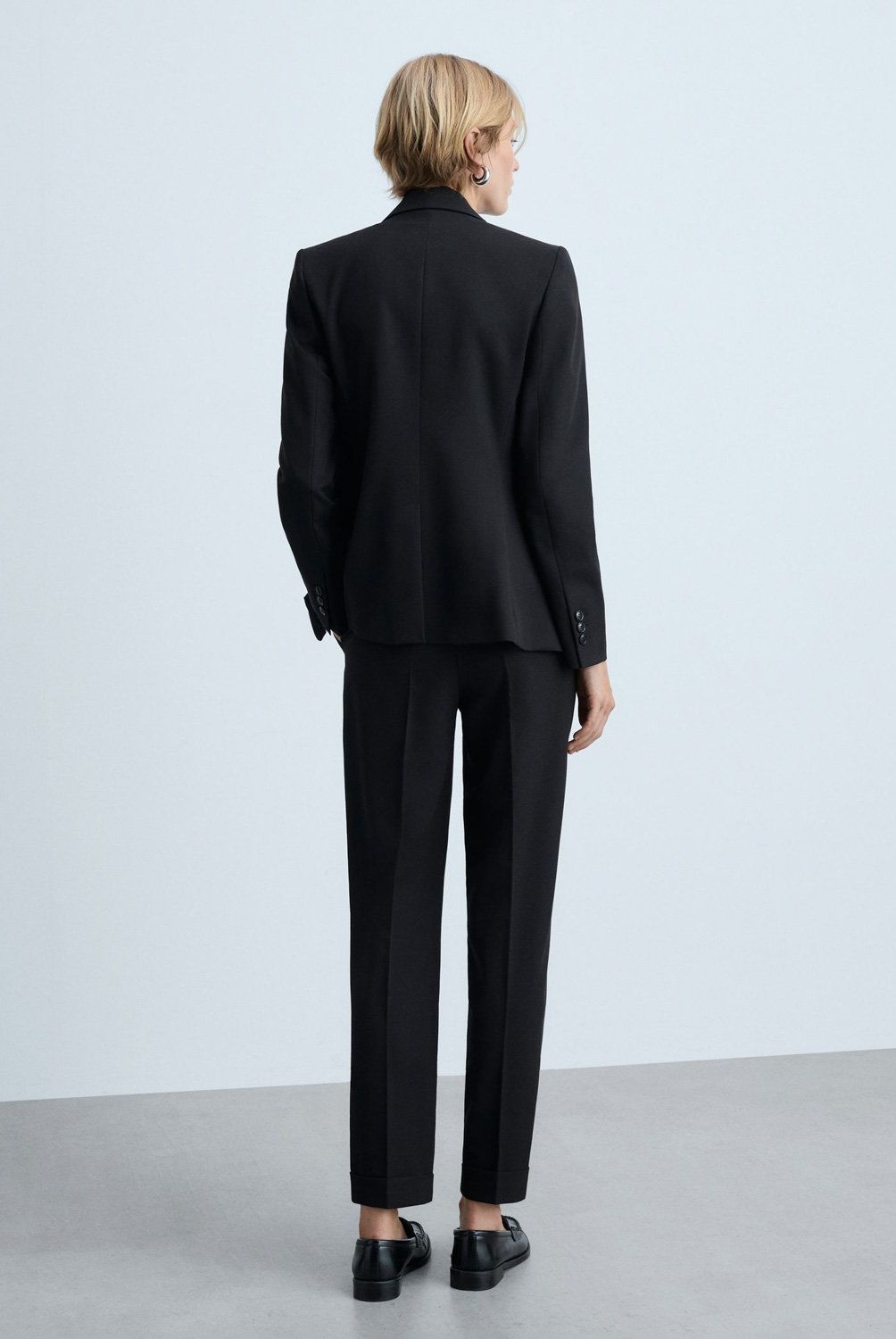 MANGO - Pantalón Recto Traje Mujer Mango