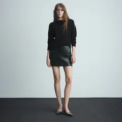 MANGO - Sweater Punto Detalle Brillos Mujer