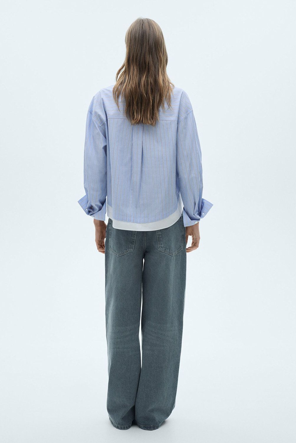MANGO - Blusa Rayas Bajo En Contraste Mujer Mango