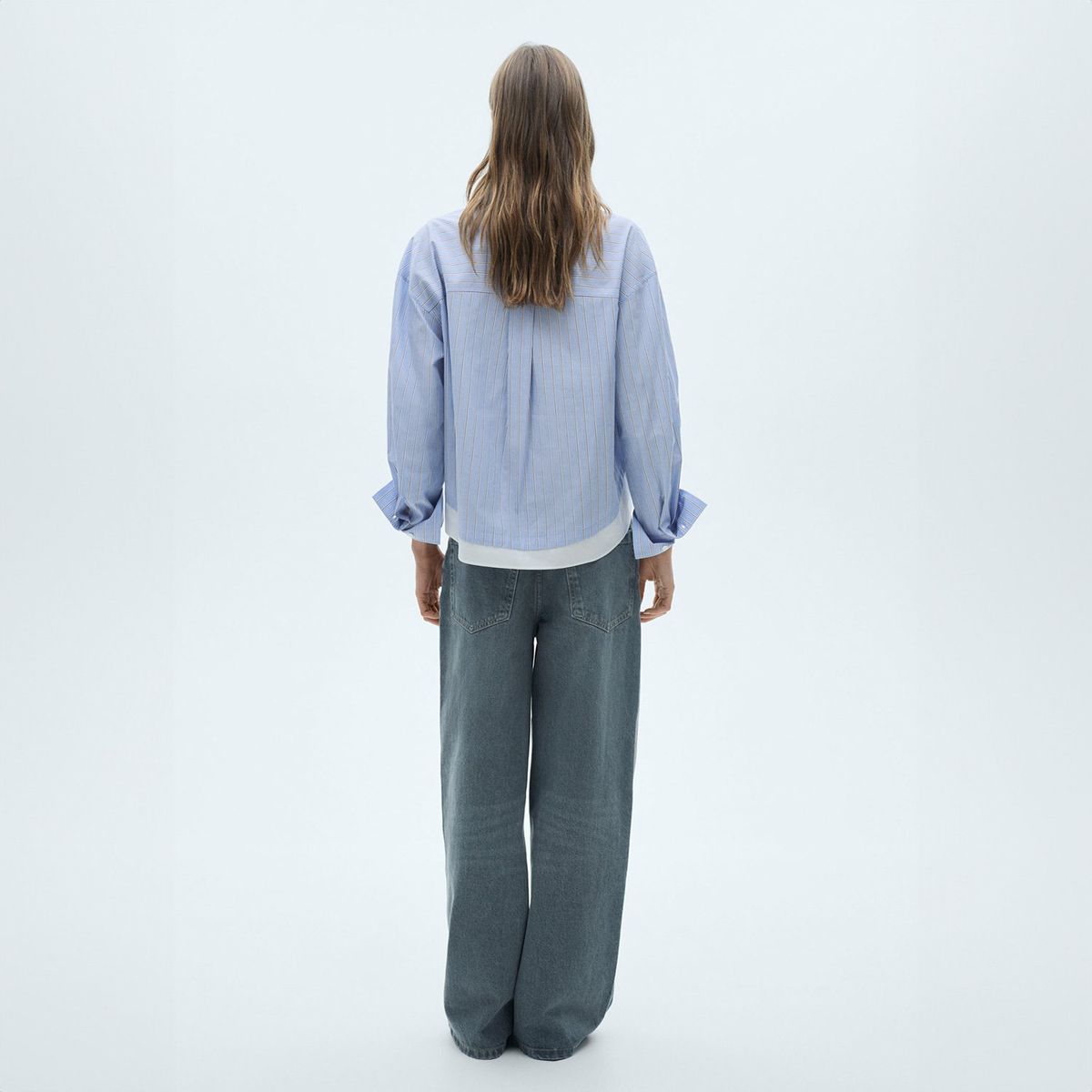 MANGO - Blusa Rayas Bajo En Contraste Mujer Mango