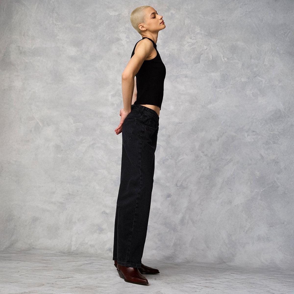 MANGO - Jeans Balloon Tiro Alto Mujer Mango