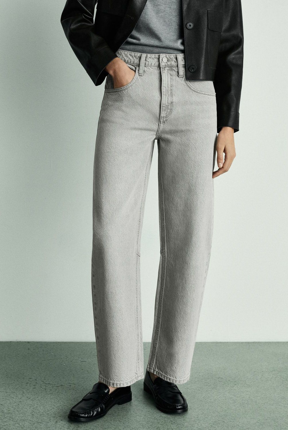 MANGO - Jeans Bet Balloon Tiro Alto Mujer Mango