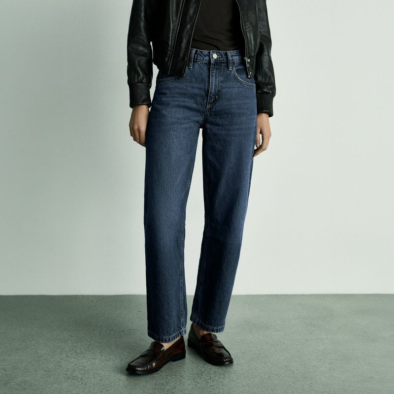 MANGO Jeans Bet Balloon Tiro Alto Mujer Mango