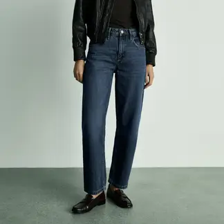 MANGO - Jeans Bet Balloon Tiro Alto Mujer