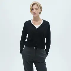 MANGO - Cárdigan Punto Botones Mujer