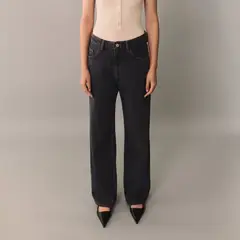 MANGO - Jeans Miami Rectos Tiro Medio Mujer