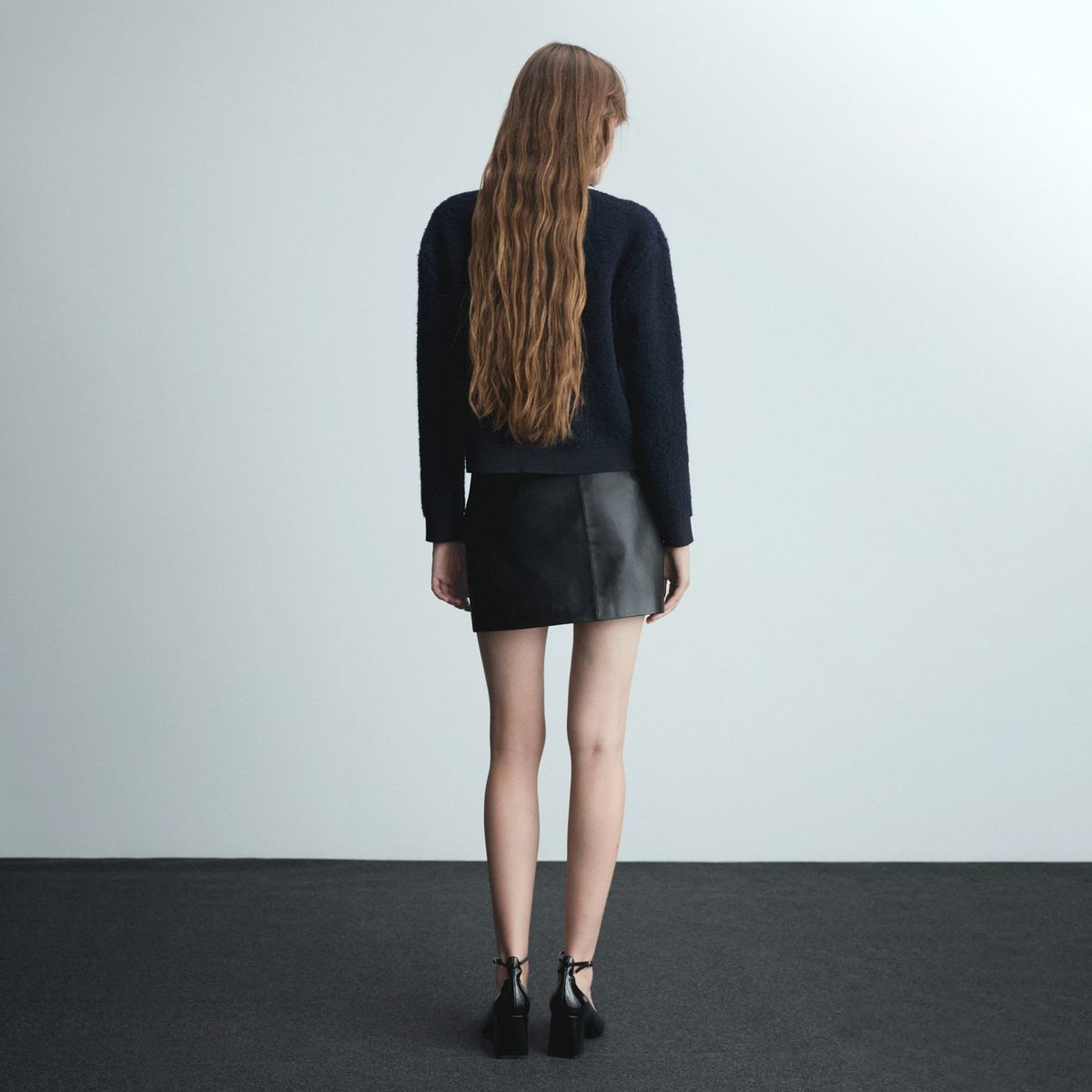 MANGO - Chaqueta Tejida Tweed Botones Mujer Mango