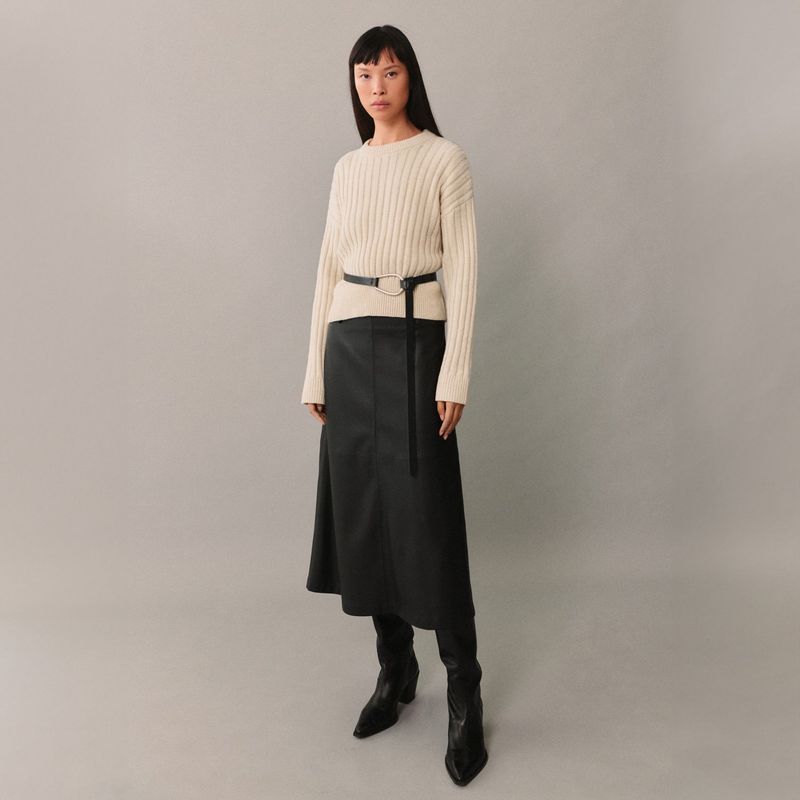 MANGO - Sweater Punto Canalé Mujer Mango
