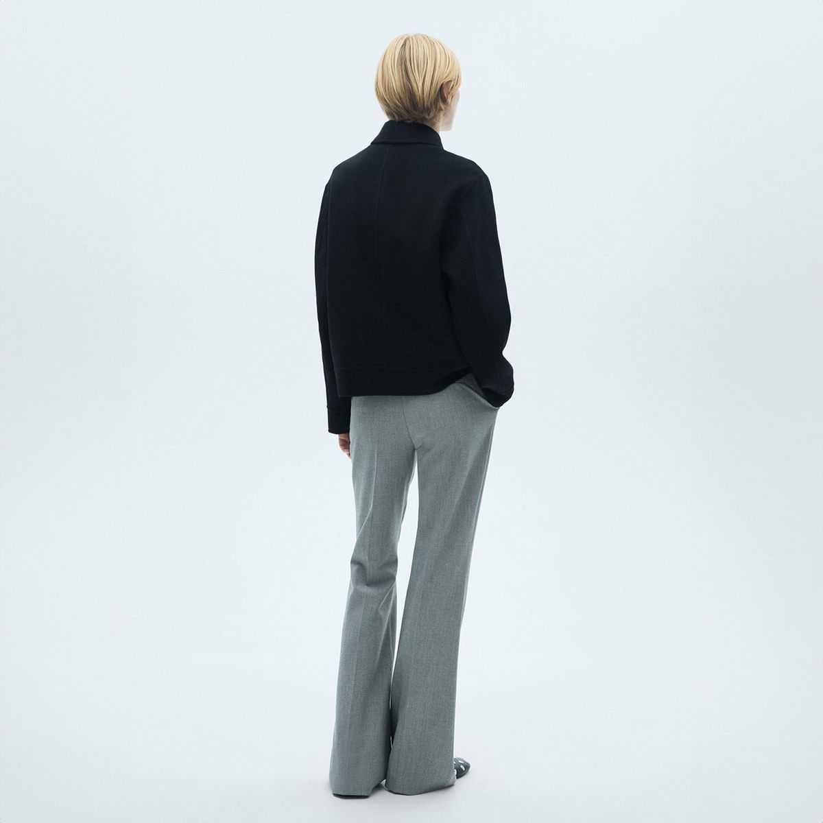 MANGO - Chaqueta Lana Bolsillos Mujer Mango