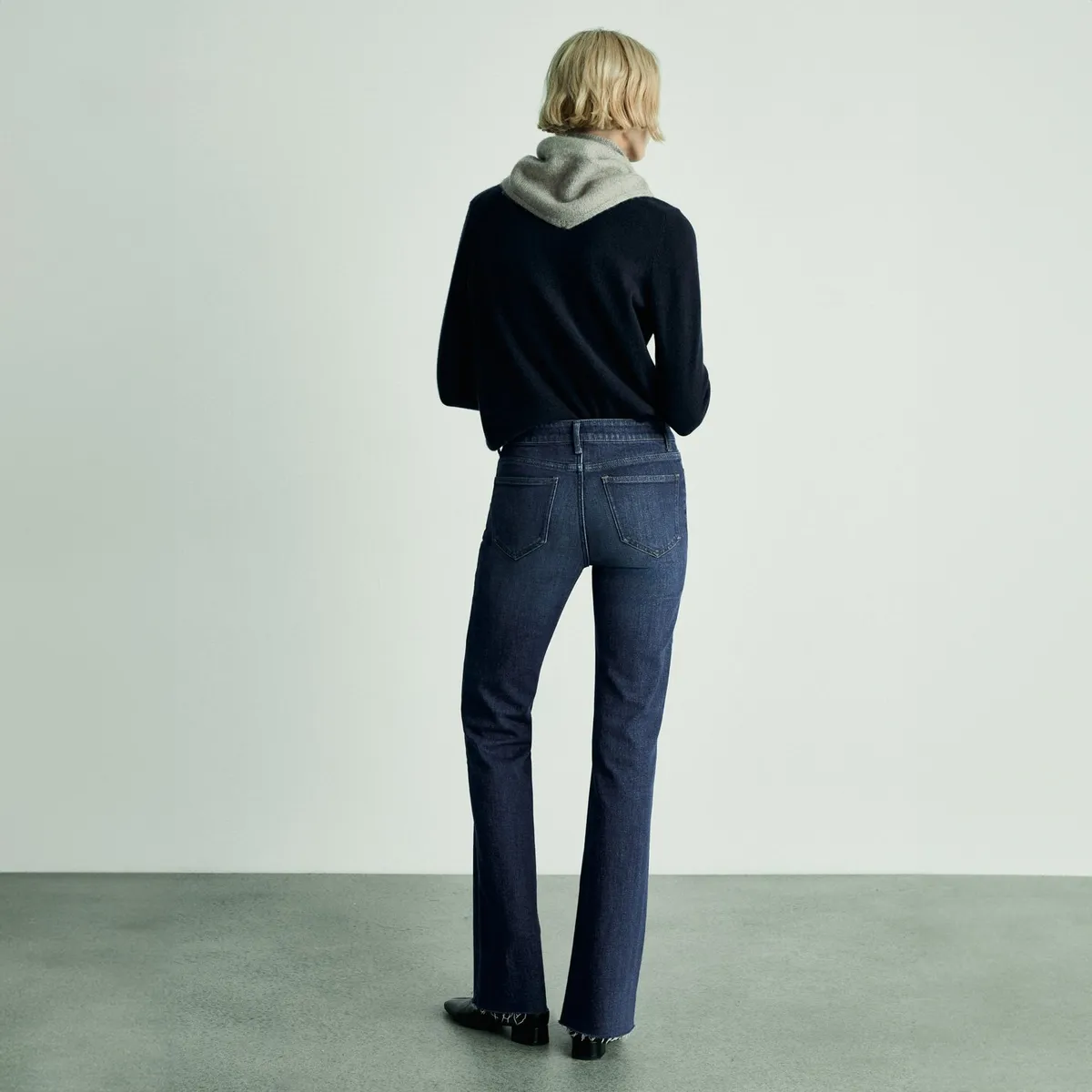 MANGO - Jeans Fiona Tiro Medio Flare Mujer Mango