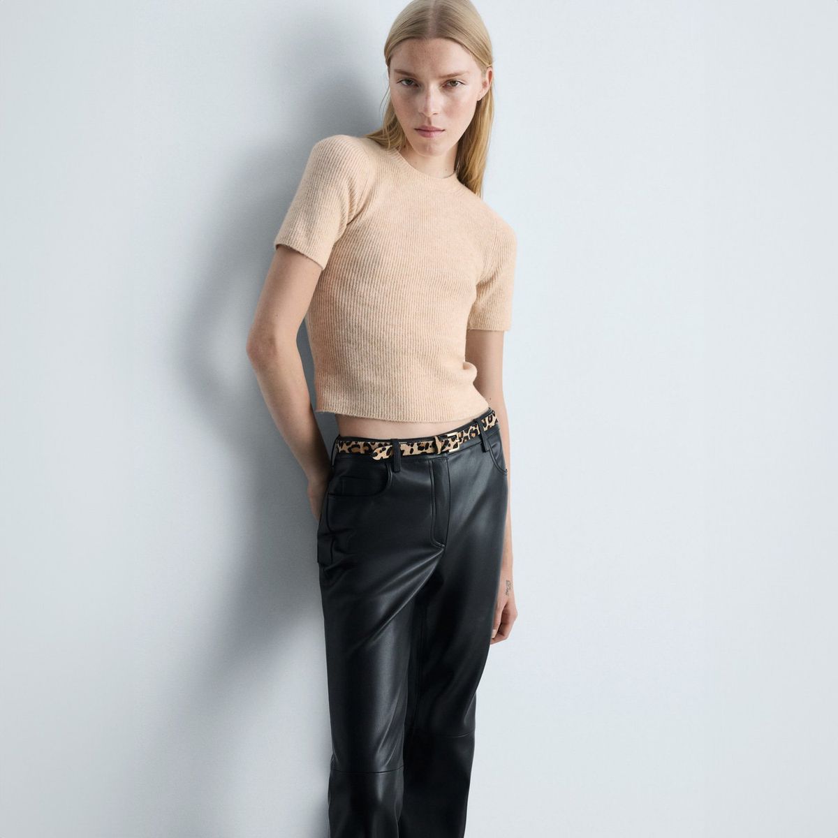 MANGO - Sweater Manga Corta Mujer Mango