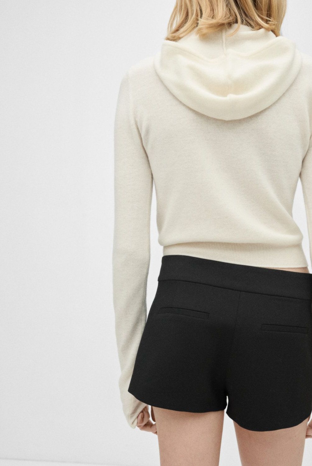MANGO - Falda Pantalón Tiro Bajo Mujer Mango