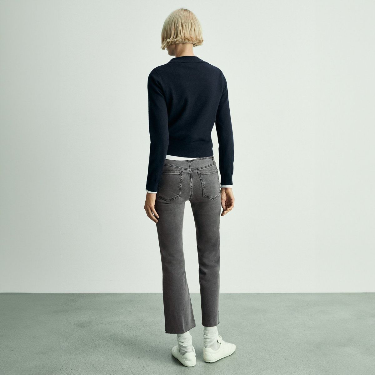 MANGO - Jeans Flare Tiro Alto Mujer Mango