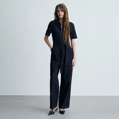 MANGO - Enterito Vaquero Cinturón Mujer