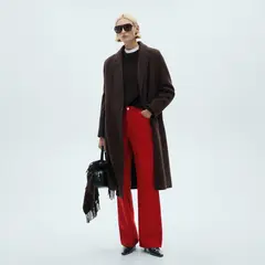 MANGO - Jeans Rectos Tiro Alto Mujer