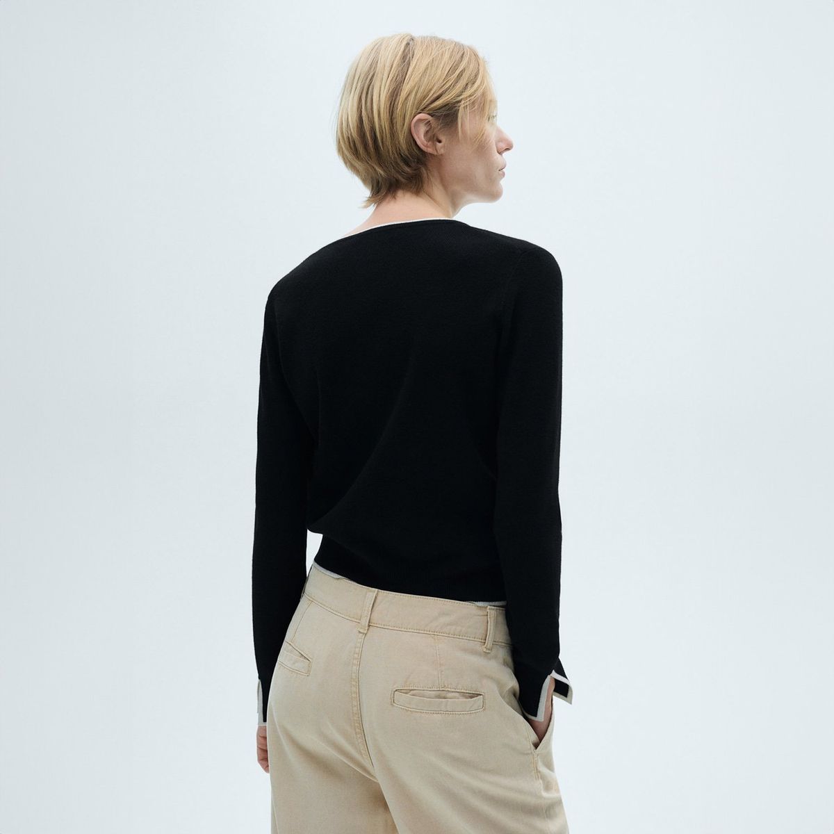 MANGO - Cárdigan Punto Botones Mujer Mango