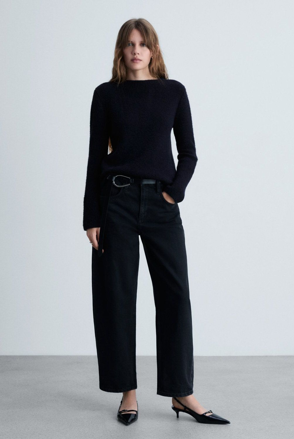 MANGO - Sweater Punto Cuello Perkins Mujer Mango