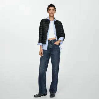 MANGO - Parka Acolchado Bolsillos Mujer
