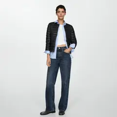 MANGO - Parka Acolchado Bolsillos Mujer