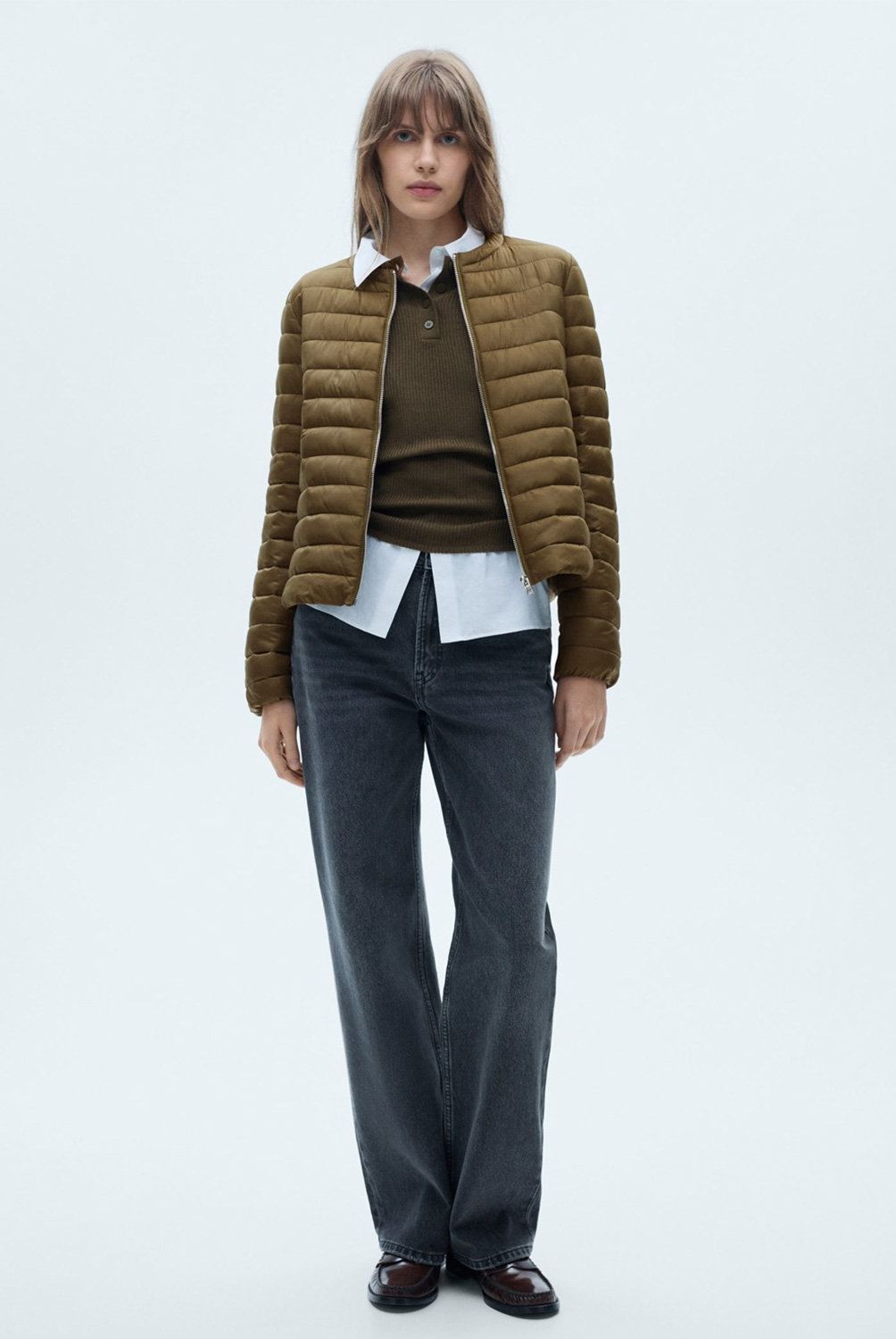 MANGO - Parka Acolchado Bolsillos Mujer Mango