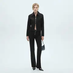 MANGO - Vestido Fluido Volantes Mujer