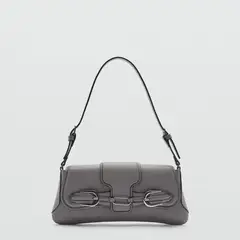 MANGO - Bolso Hombro Detalle Hebillas Mujer
