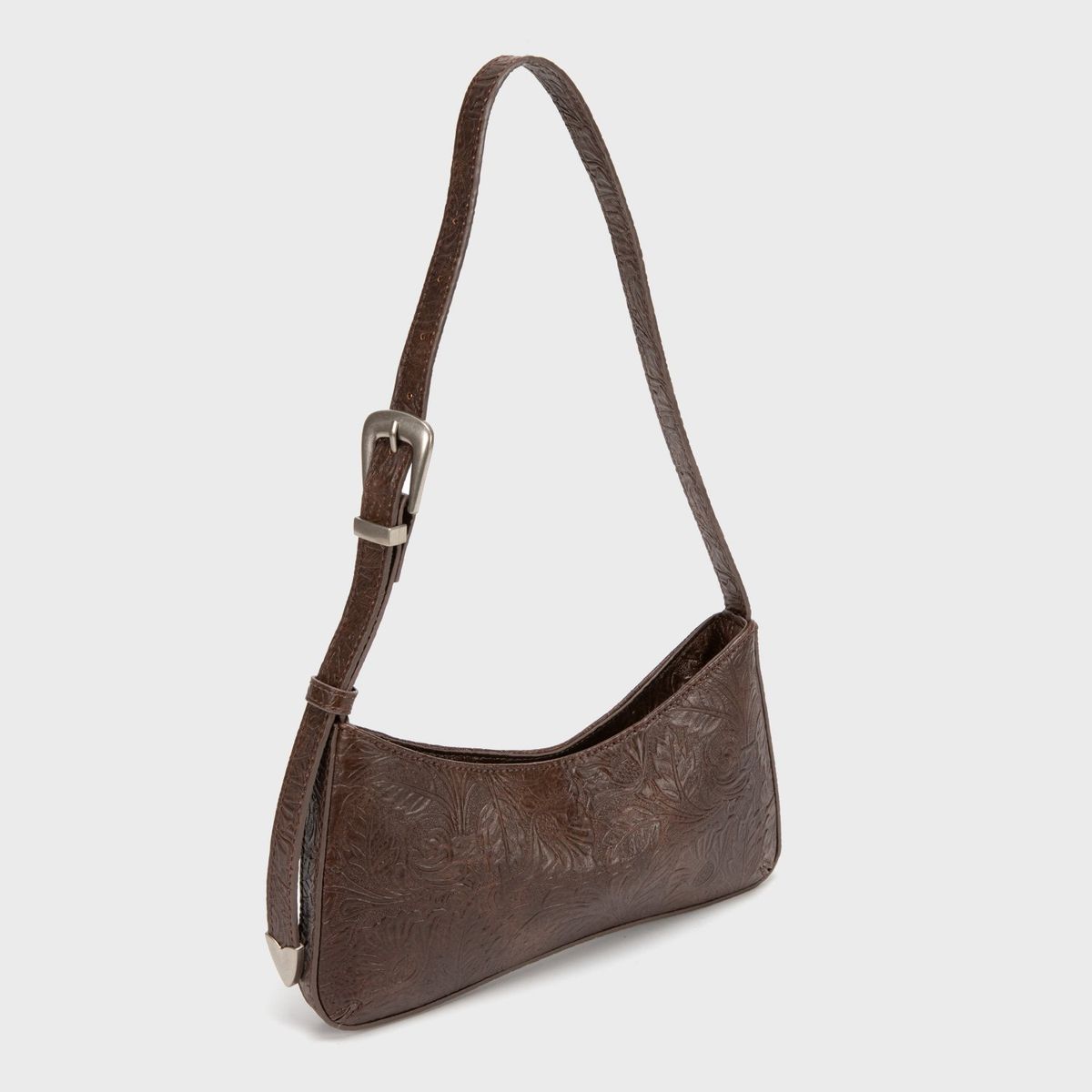 MANGO - Bolso Hombro Textura Mujer Mango