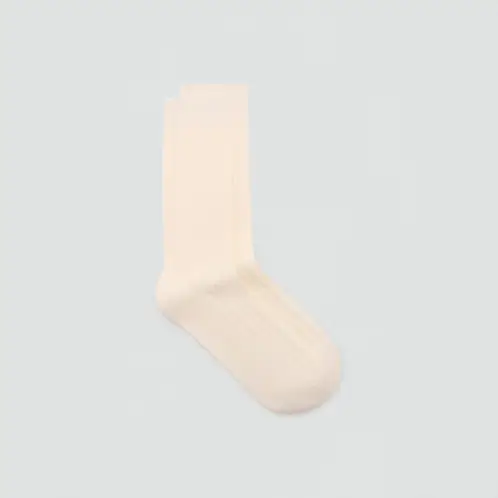 MANGO - Calcetines Canalé Mujer