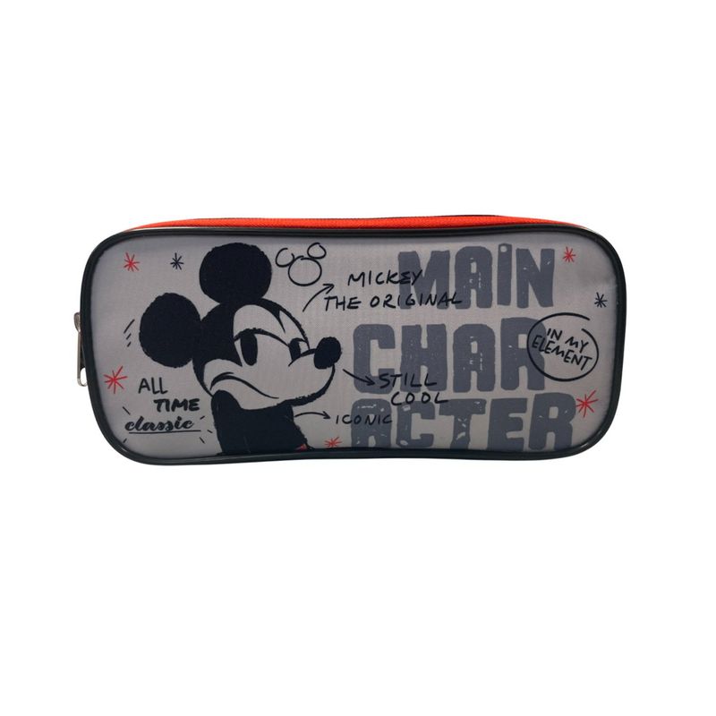 MICKEY MOUSE - Estuche Satin Doble Cierre Mickey Mouse