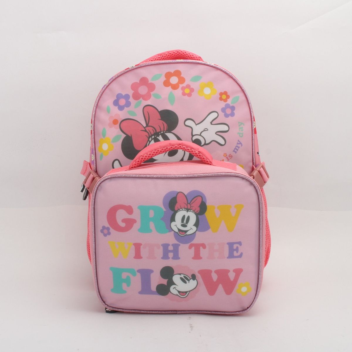 MINNIE - Pack Escolar Mochila + Lonchera