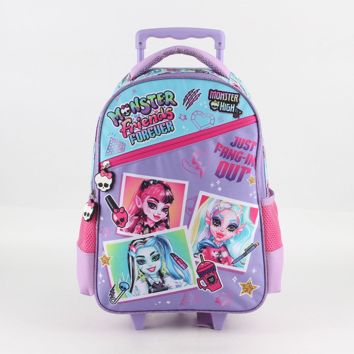 MONSTER HIGH - Set Promo Bts Con Ruedas 3 Piezas Monster High