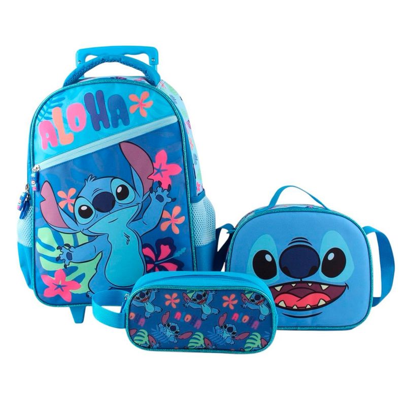LILO & STITCH - Set Promo Bts Con Ruedas 3 Piezas Lilo & Stitch