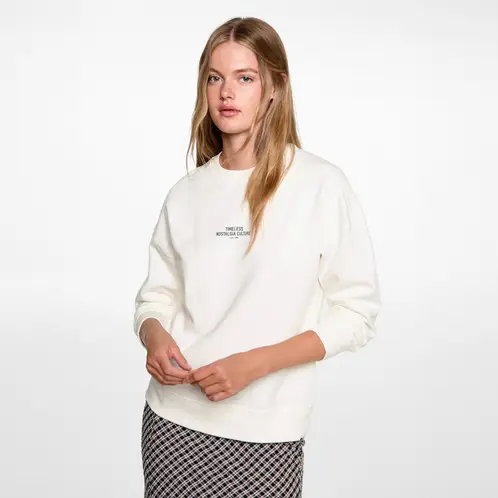 MANGO TEEN - Polerón Algodón Estampada Mujer