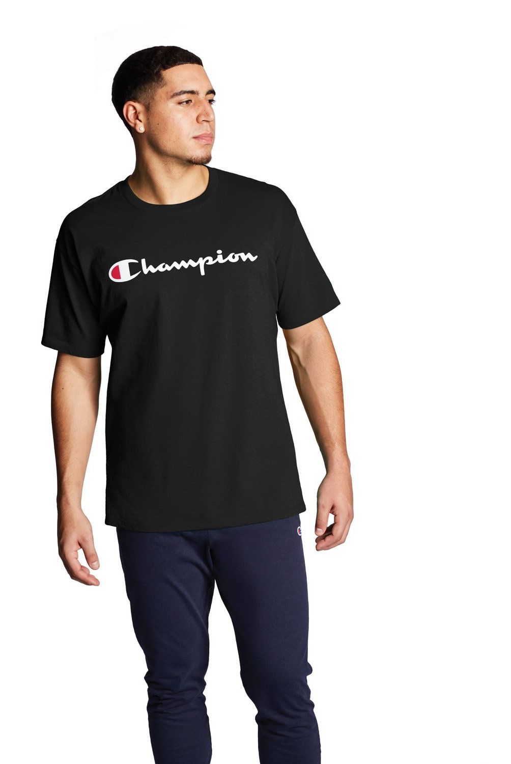 CHAMPION - Polera Manga Corta Algodón Hombre Champion