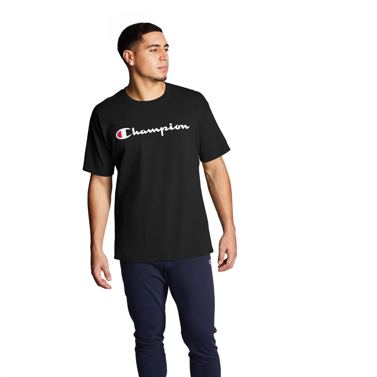 CHAMPION - Polera Manga Corta Algodón Hombre Champion